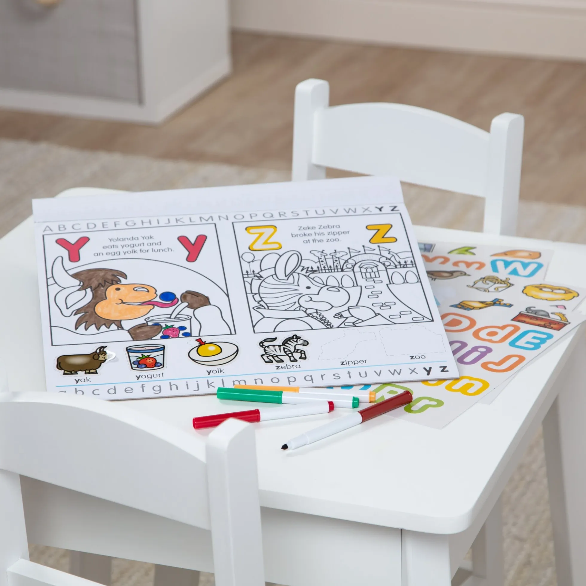 Alphabet Activity Sticker Pad