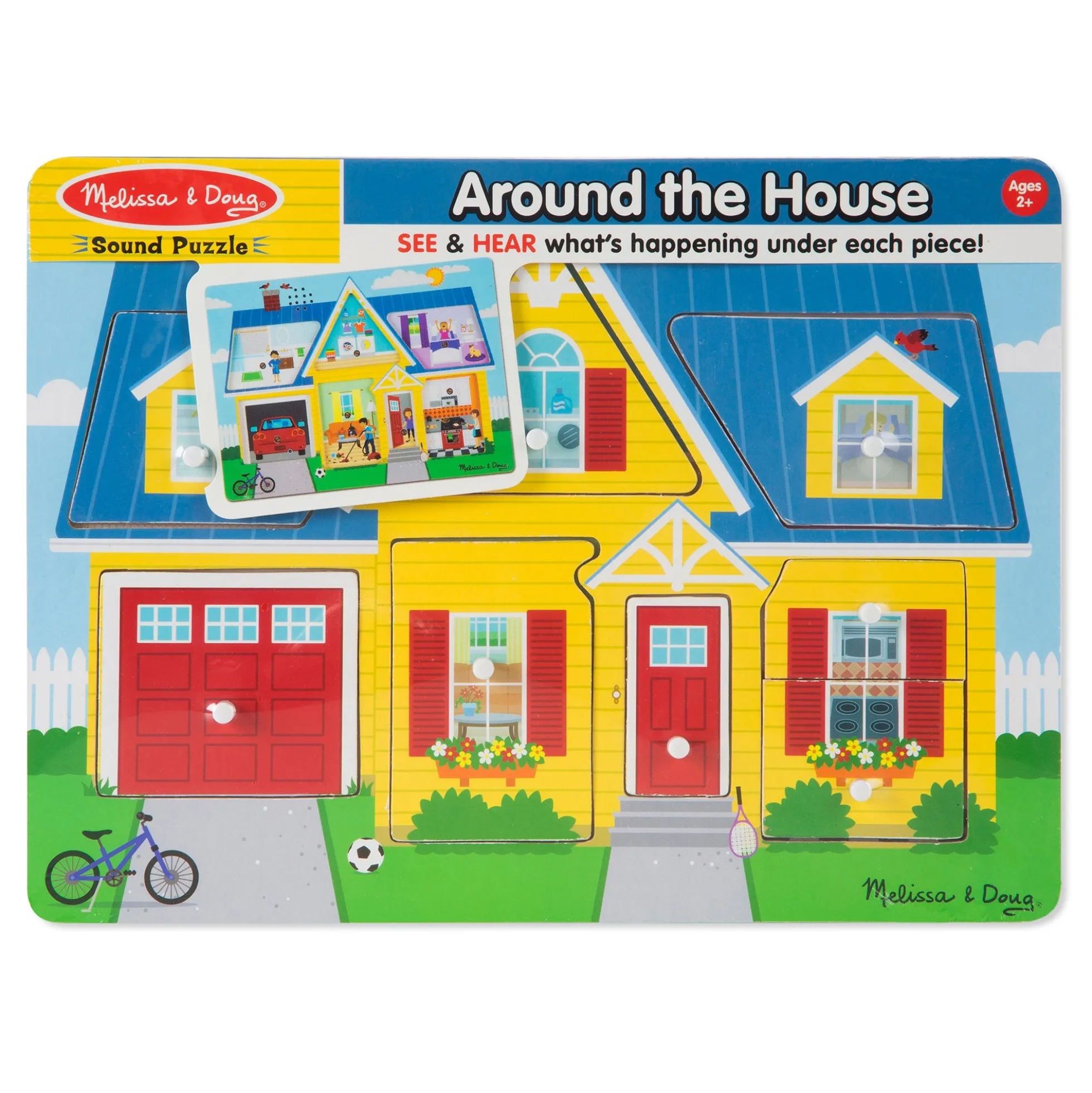 Around the House Sound Puzzle - 8 Pieces