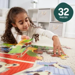 Busy Barn Shaped Floor Puzzle - 32 Pieces