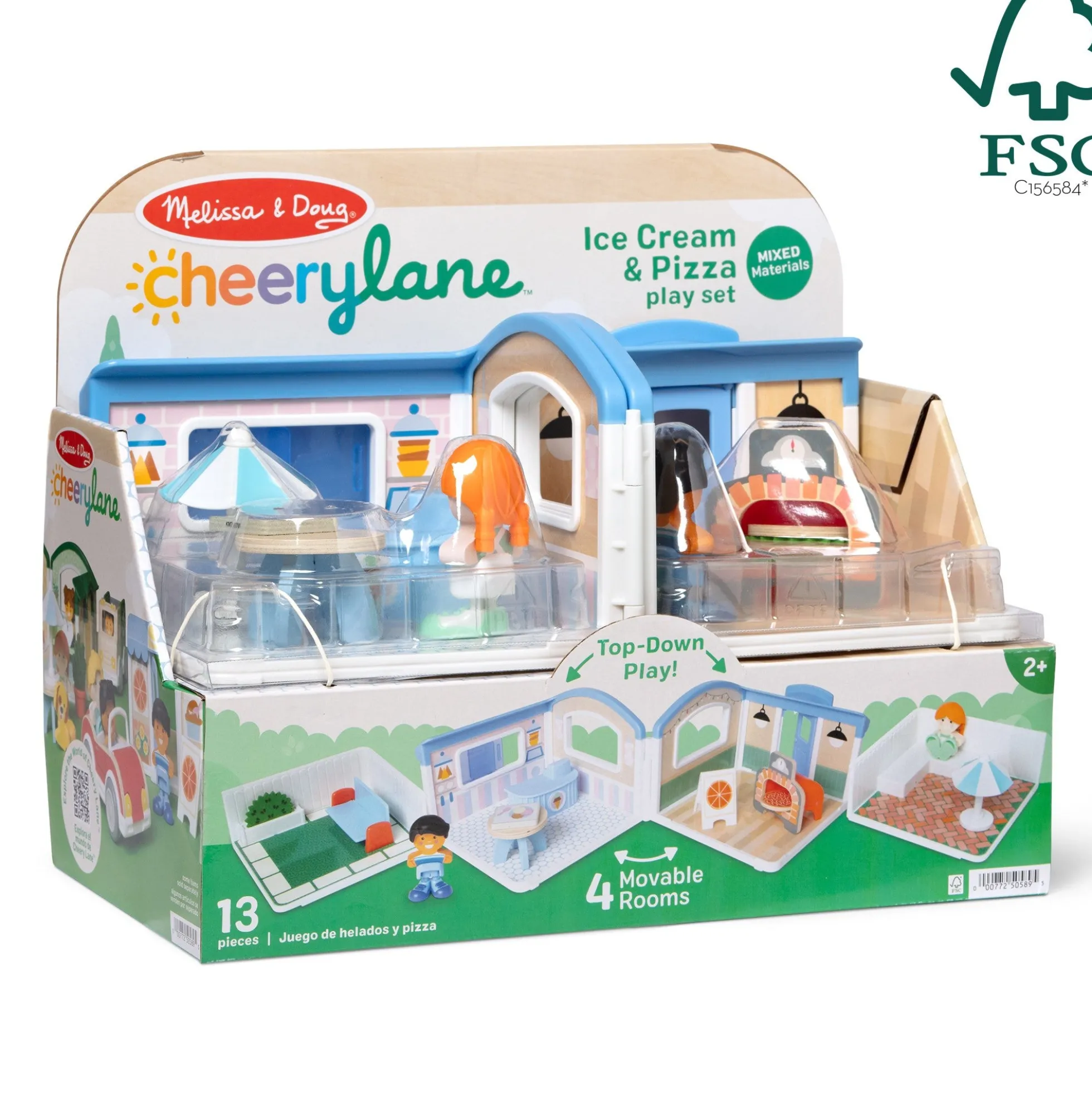 Cheery Lane™ Ice Cream and Pizza Play Set
