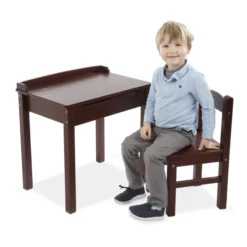Child's Lift-Top Desk & Chair - Espresso