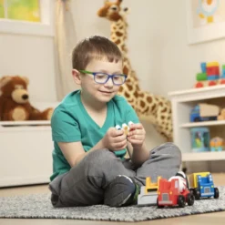 Classic Wooden Toy Construction Vehicle Set