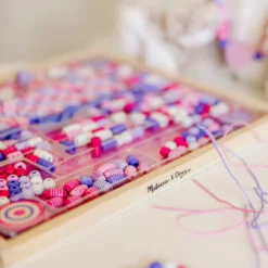 Created by Me! Sparkle & Shimmer Beads Wooden Bead Kit