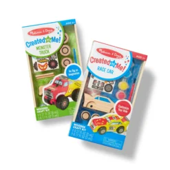 Created By Me!™ Vehicles Craft Kit 2-Pack: Race Car & Monster Truck
