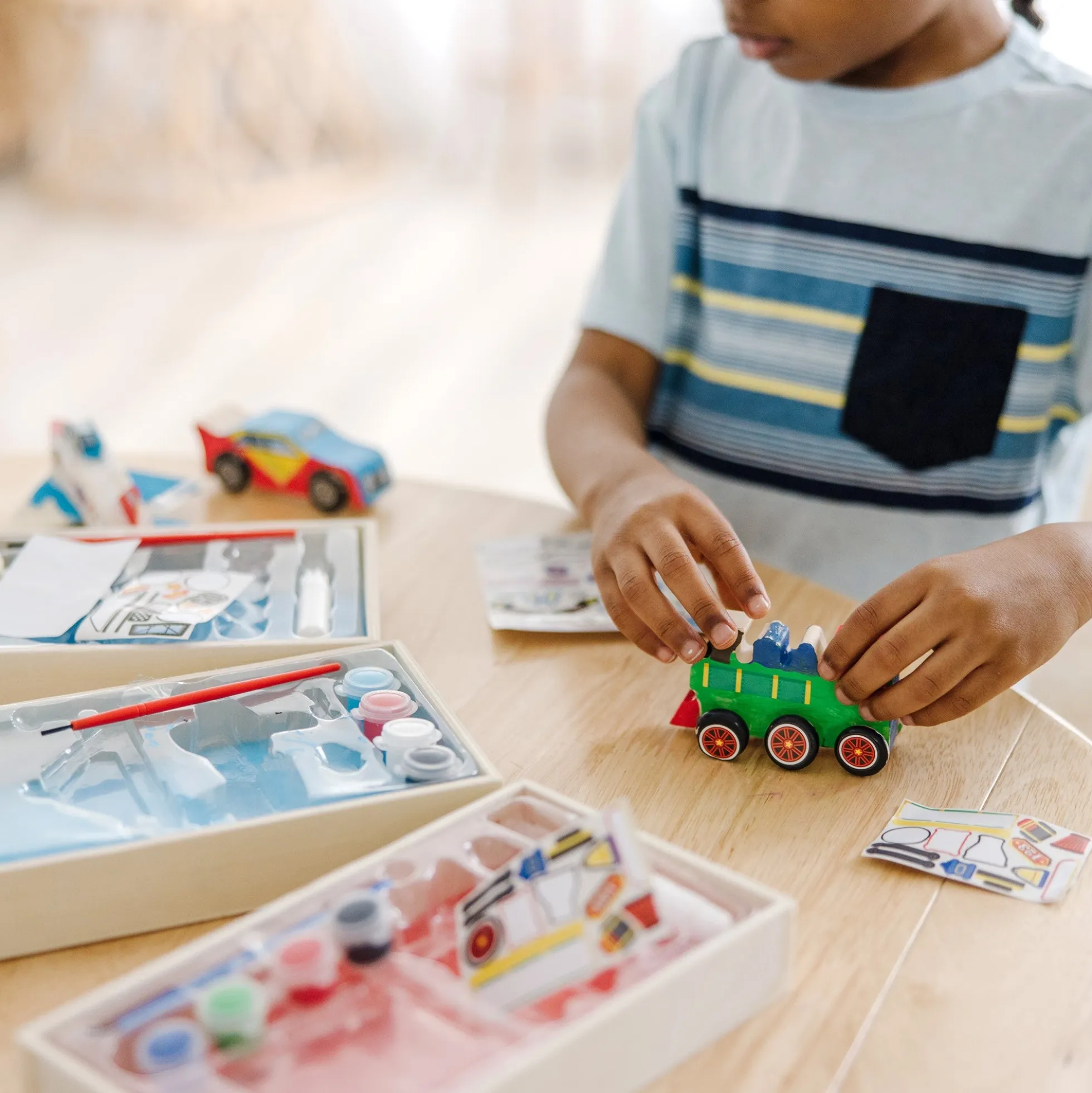 Createed by Me!™ Vehicle Craft Kit 3-Pack: Plane, Train, Race Car