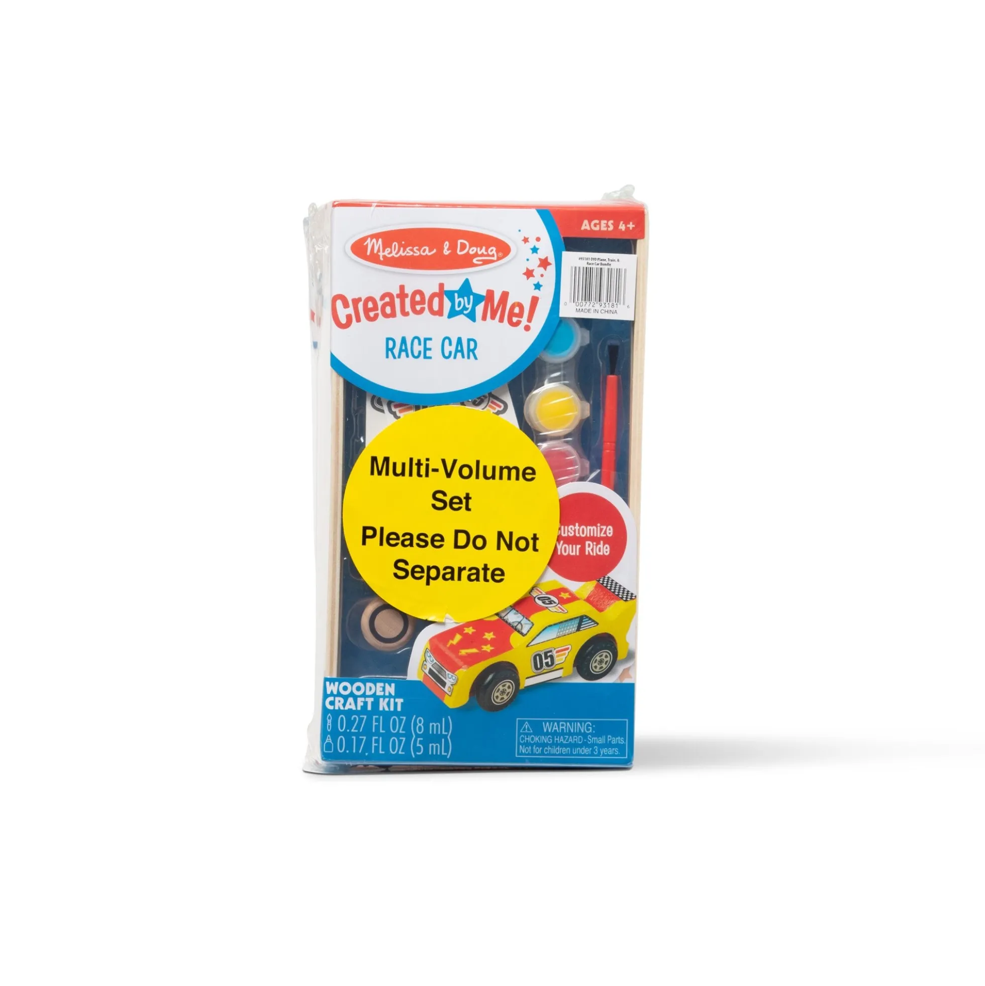 Createed by Me!™ Vehicle Craft Kit 3-Pack: Plane, Train, Race Car
