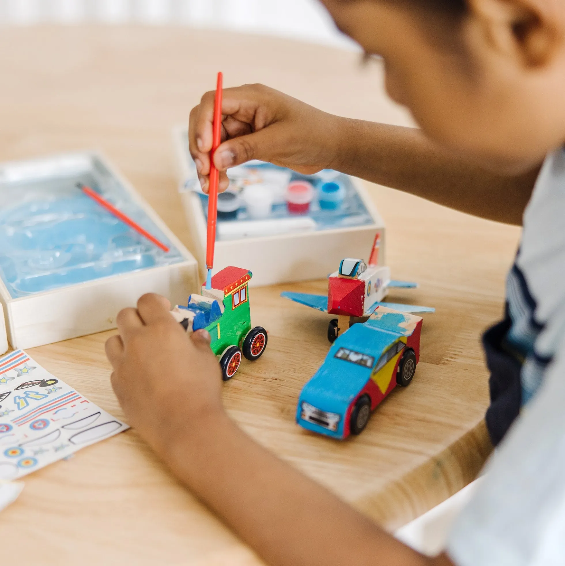 Createed by Me!™ Vehicle Craft Kit 3-Pack: Plane, Train, Race Car