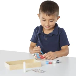 Decorate-Your-Own Wooden Plane