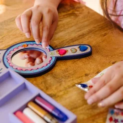 Decorate-Your-Own Wooden Princess Mirror