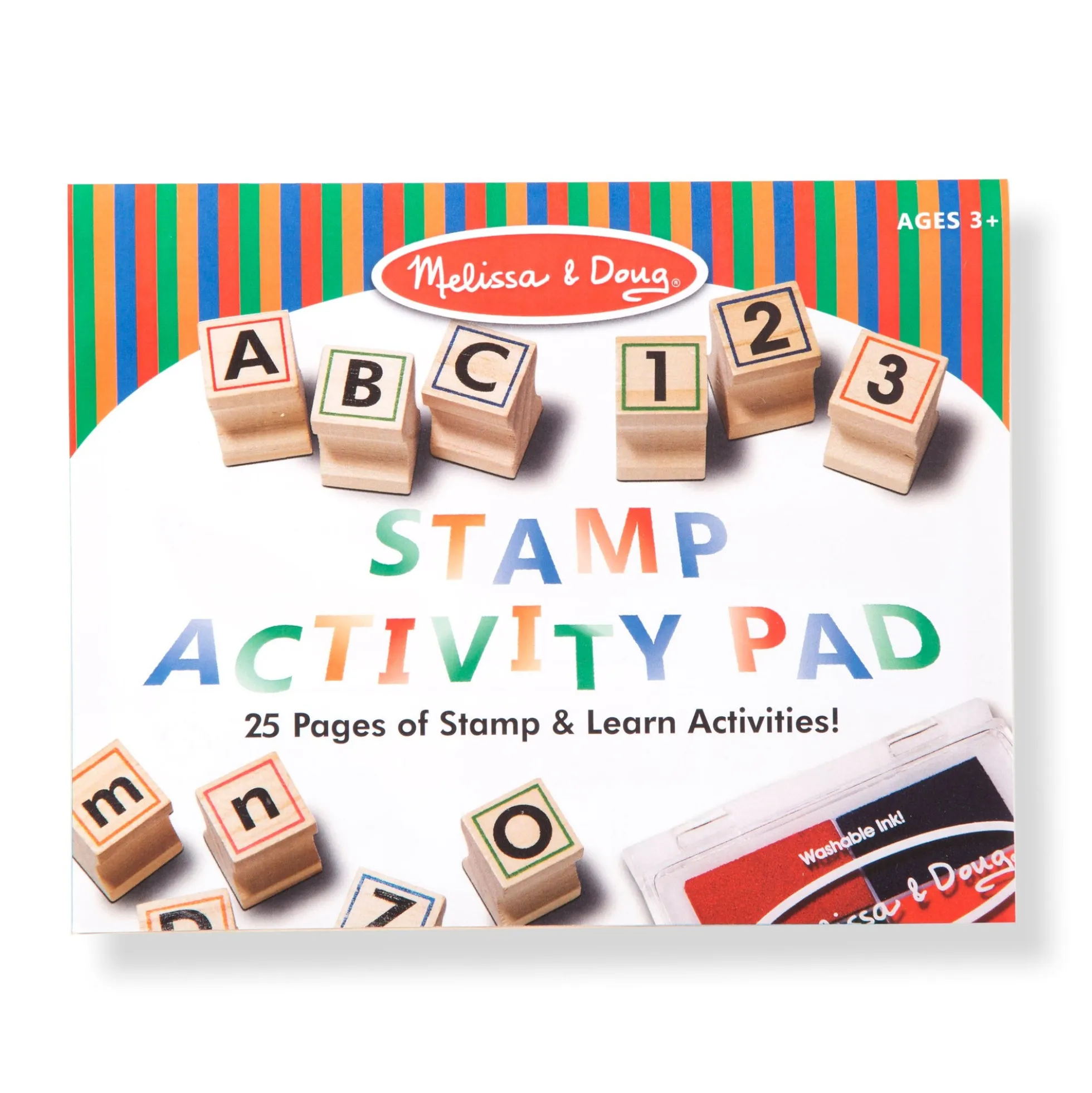 Deluxe Wooden Stamp Set - ABCs 123s