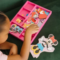 Disney Minnie Wooden Magnetic Dress-Up