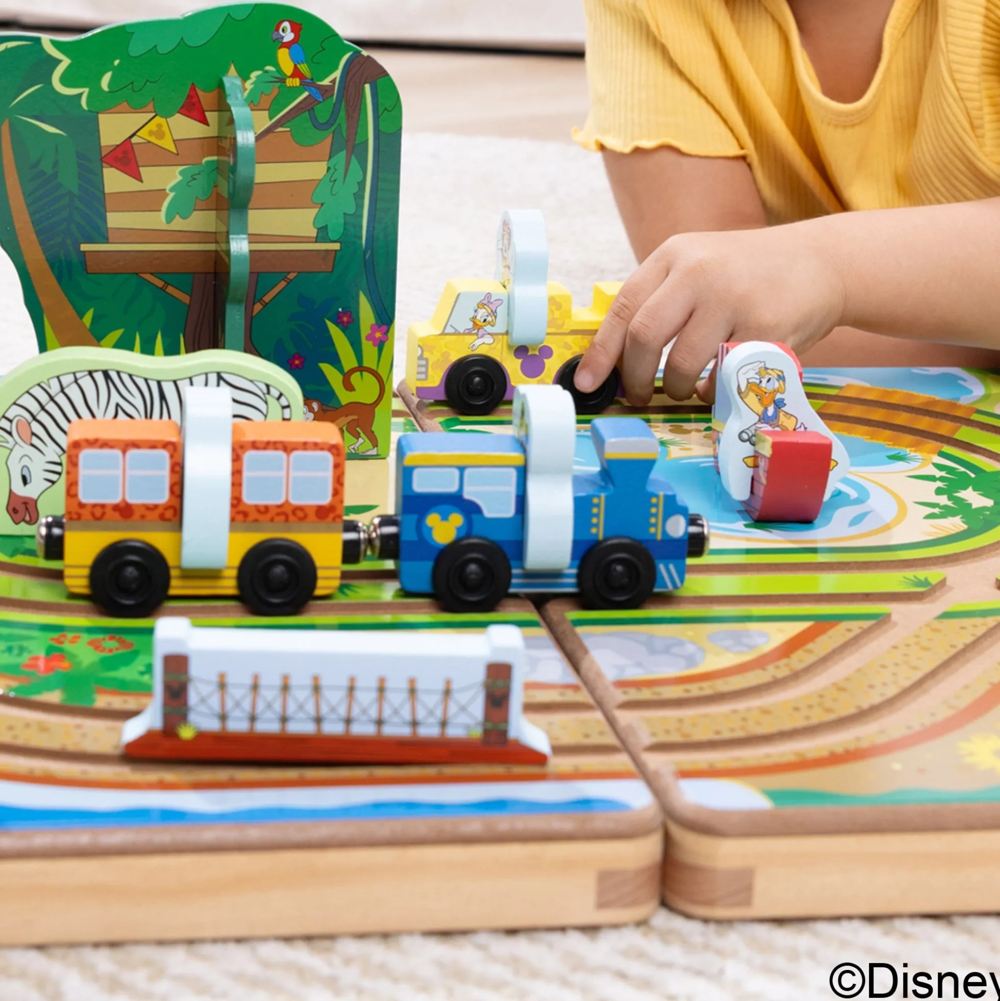 Disney Take-Along Safari Wooden Play Set