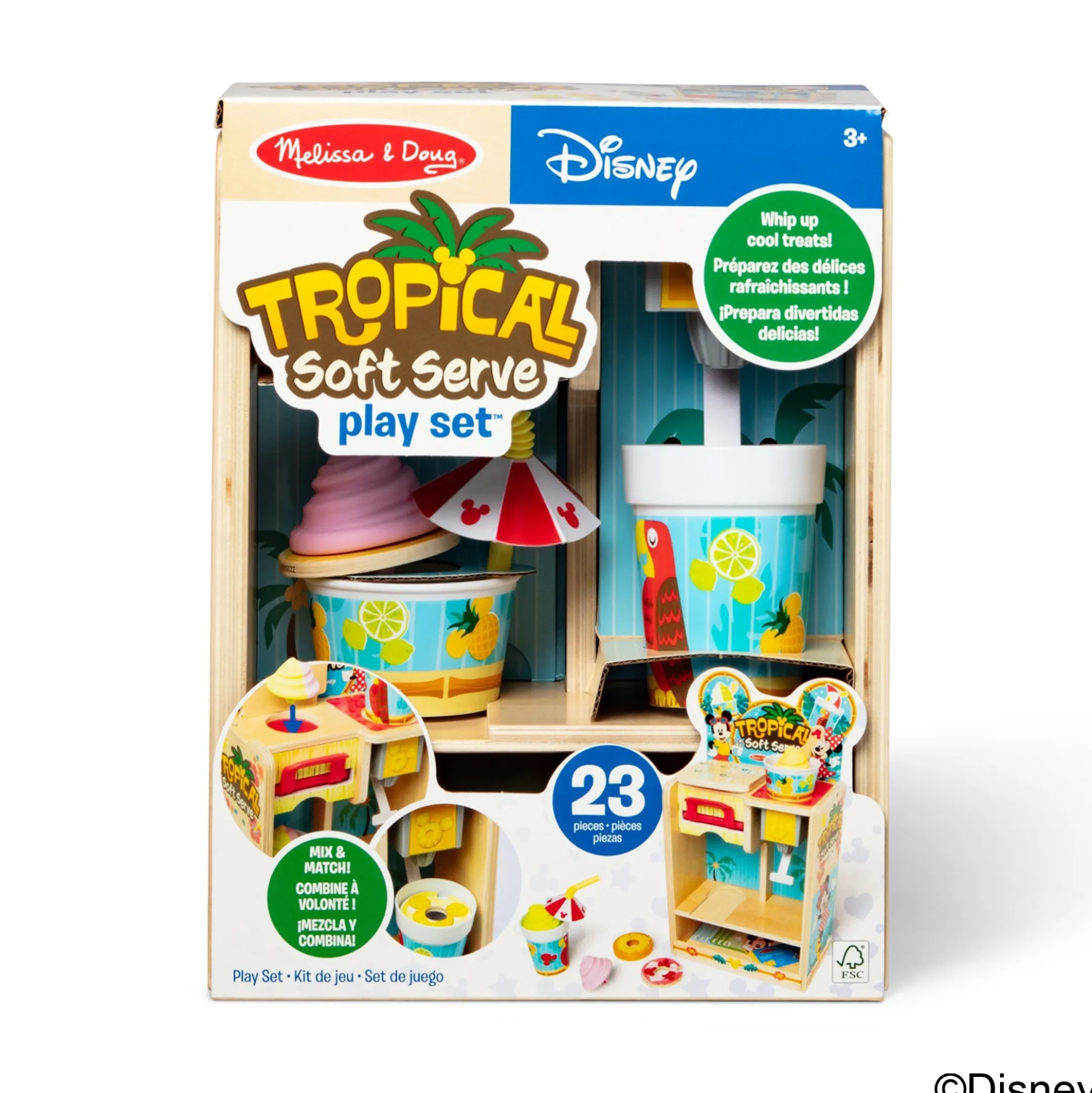 Disney Tropical Soft Serve Wooden Play Set
