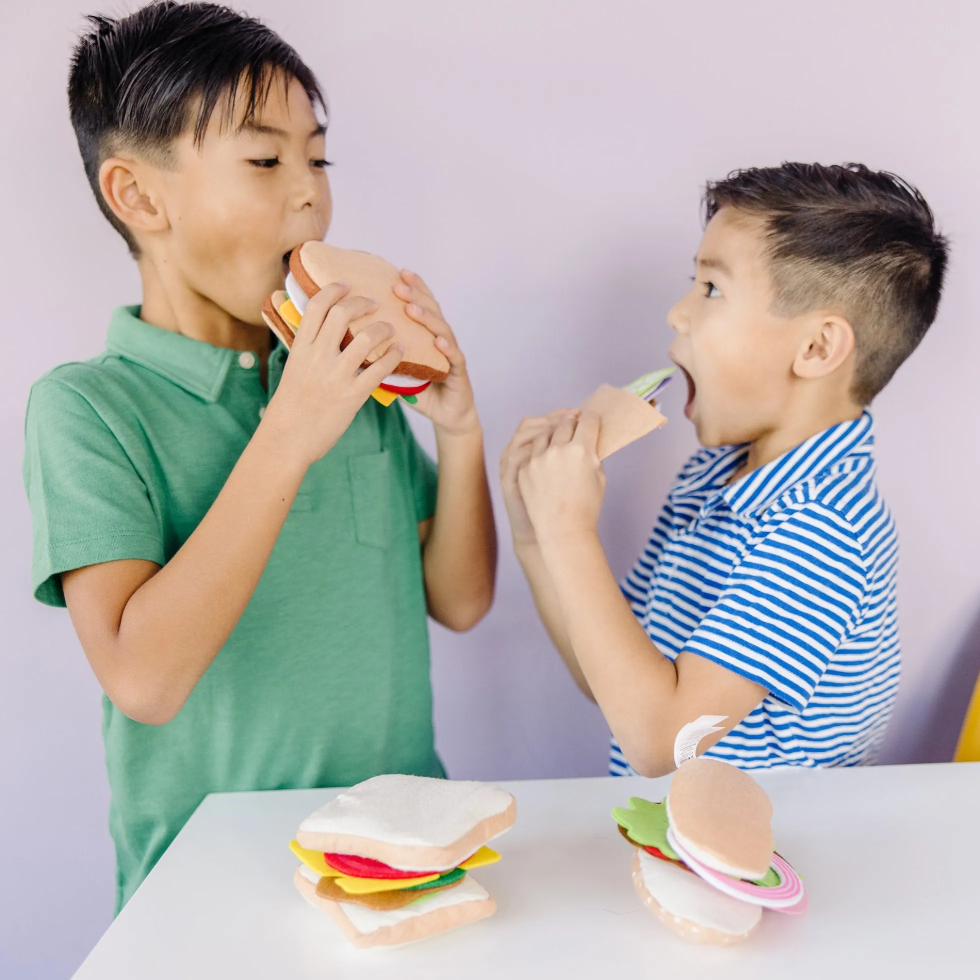 Felt Food Sandwich Play Set