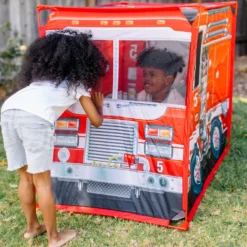 Fire Truck Play Tent