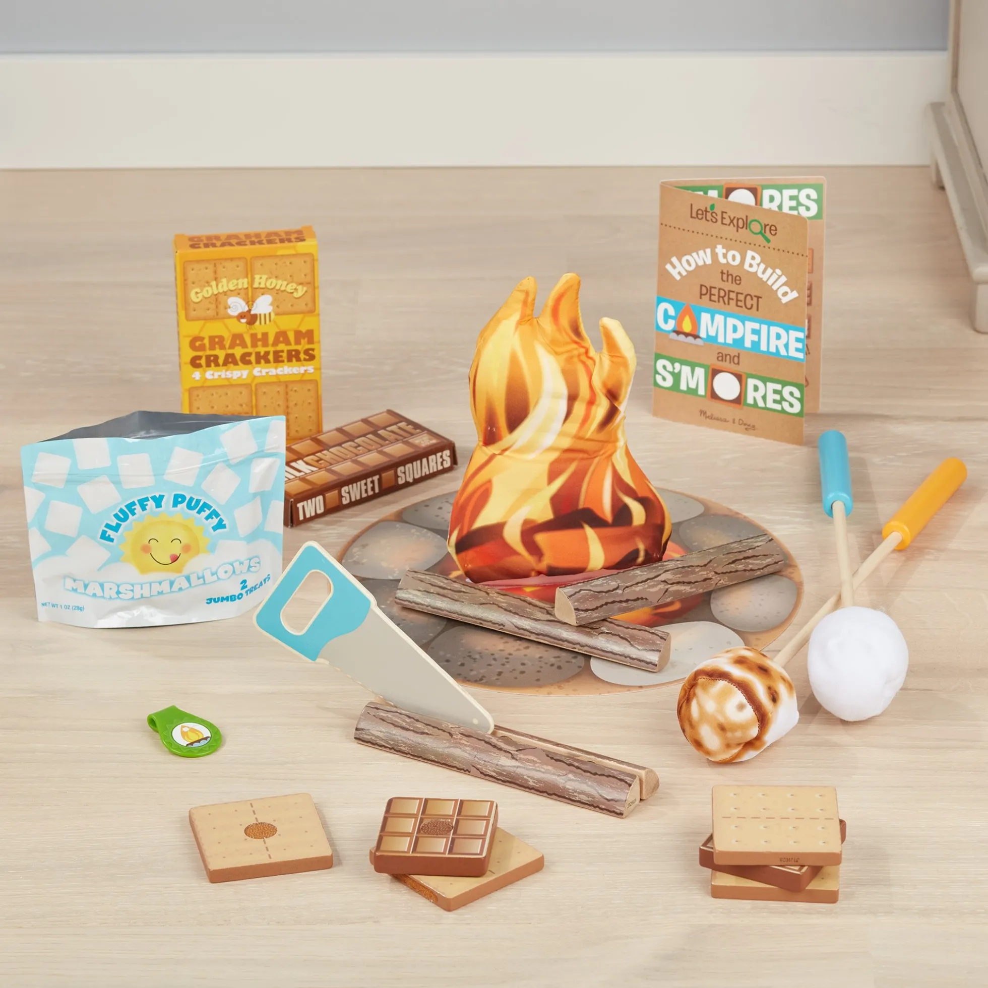 Let's Explore Campfire S'Mores Play Set