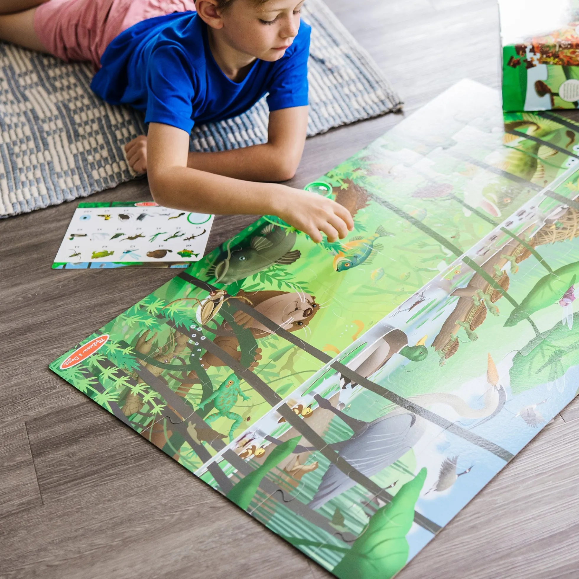 Let's Explore Double-Sided Seek & Find Puzzle