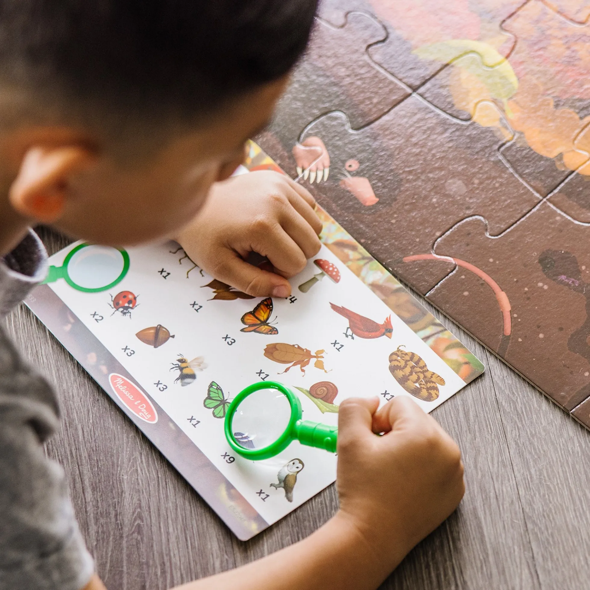 Let's Explore Double-Sided Seek & Find Puzzle