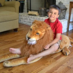 Lion Lifelike Plush Stuffed Animal