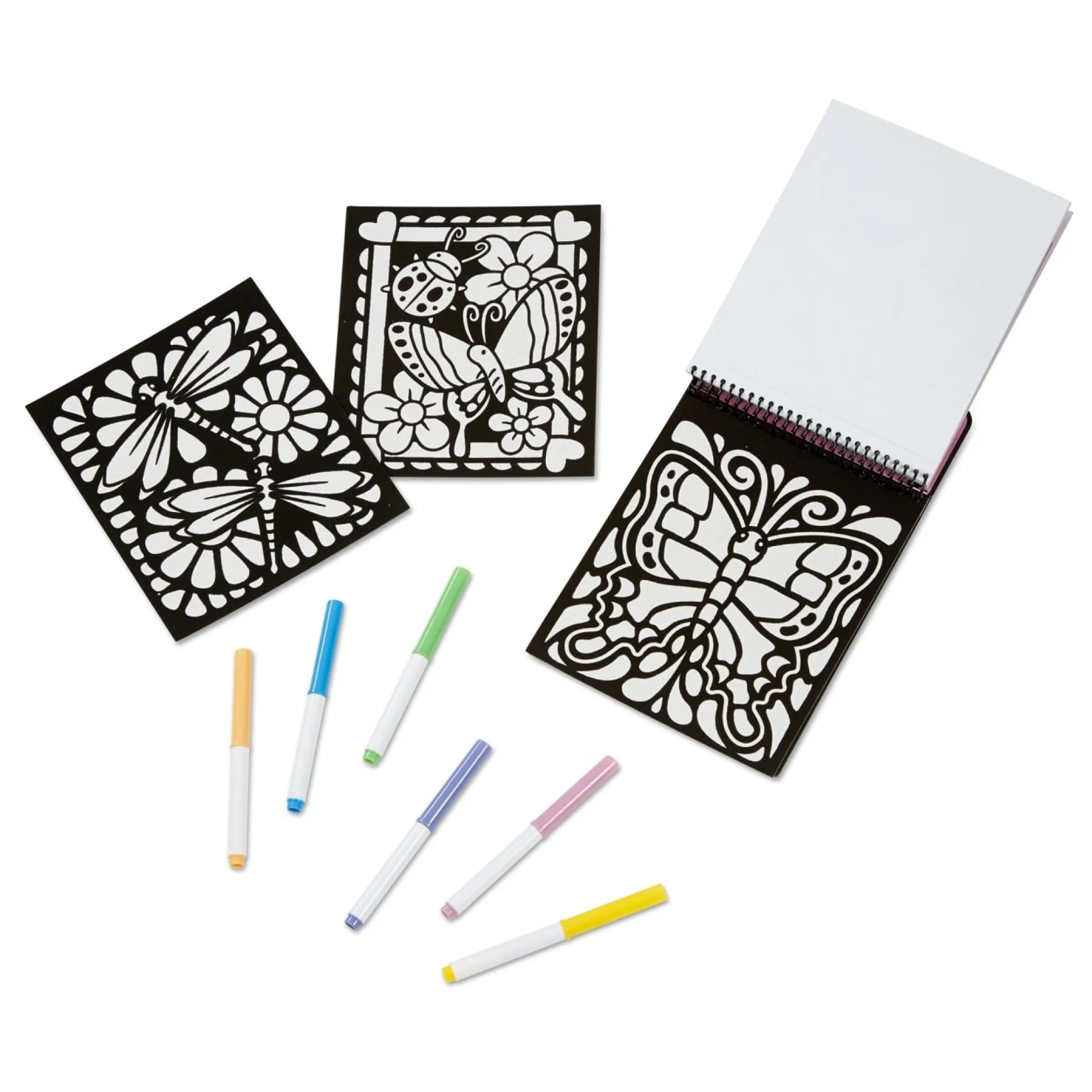 Magic Velvet Butterfly Scenes - On the Go Travel Activity