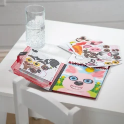 Make-a-Face – Farm Reusable Sticker Pad – On the Go Travel Activity