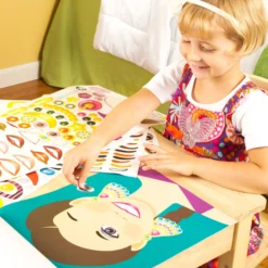 Make-a-Face Sticker Pad - Fashion Faces