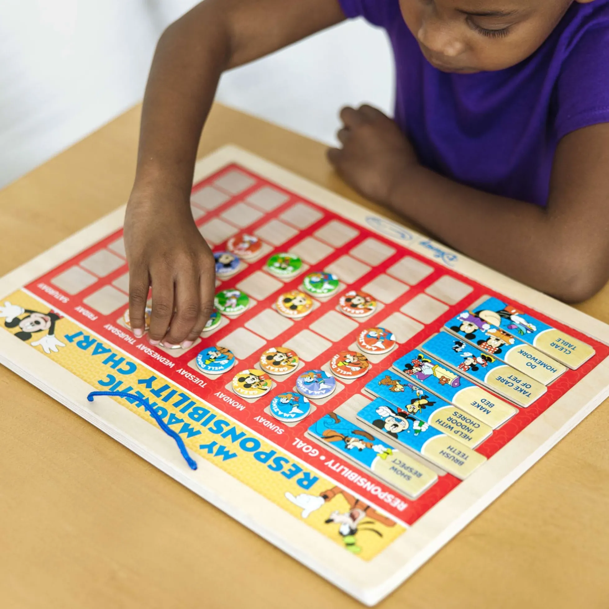 Mickey Mouse My Magnetic Responsibility Chart