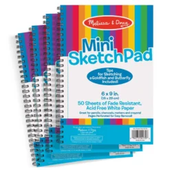Mini Sketch Pad 4-Pack