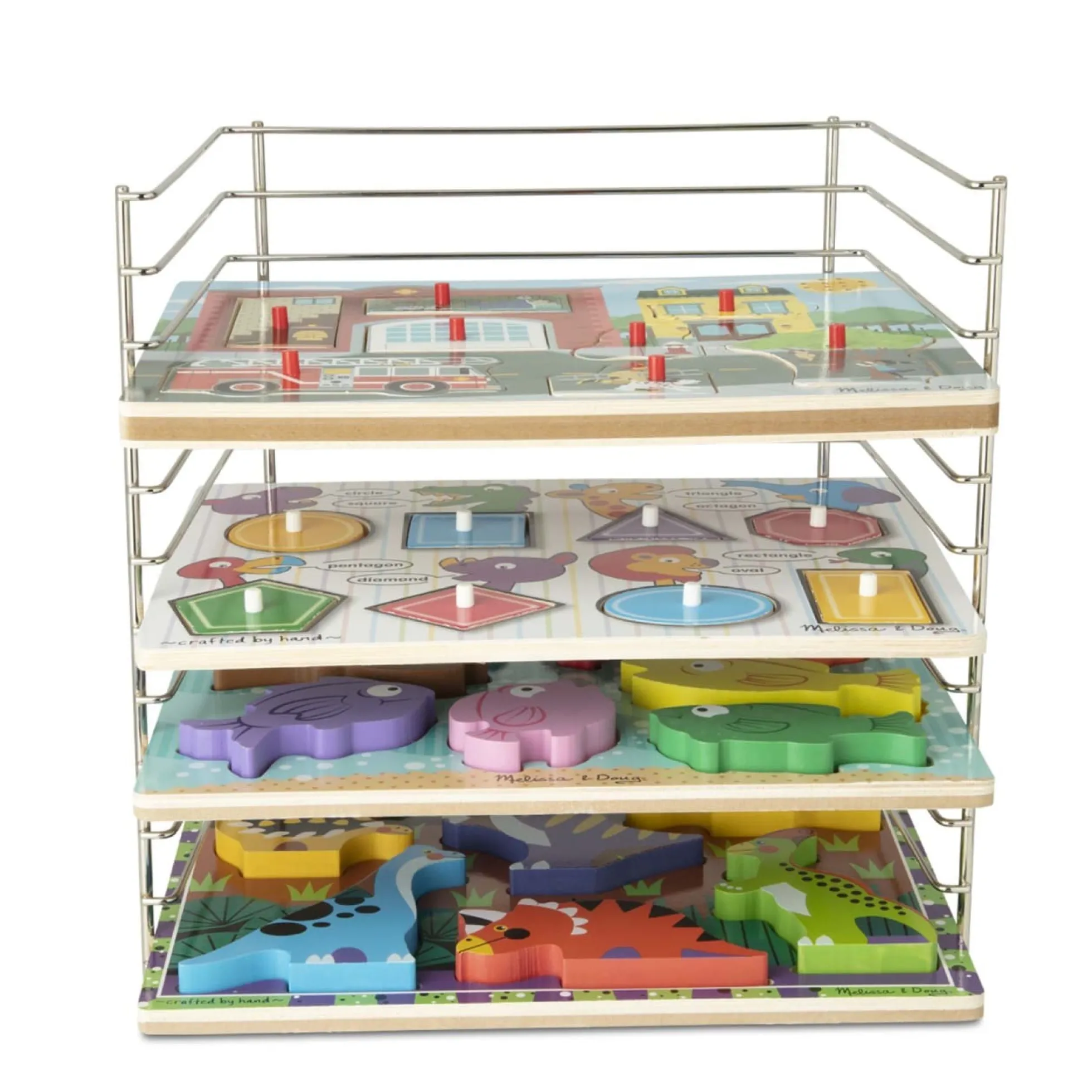 Multi-Fit Wire Puzzle Rack