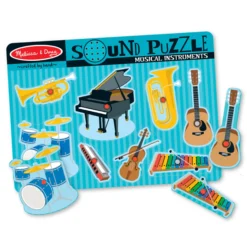 Musical Instruments Sound Puzzle - 8 Pieces