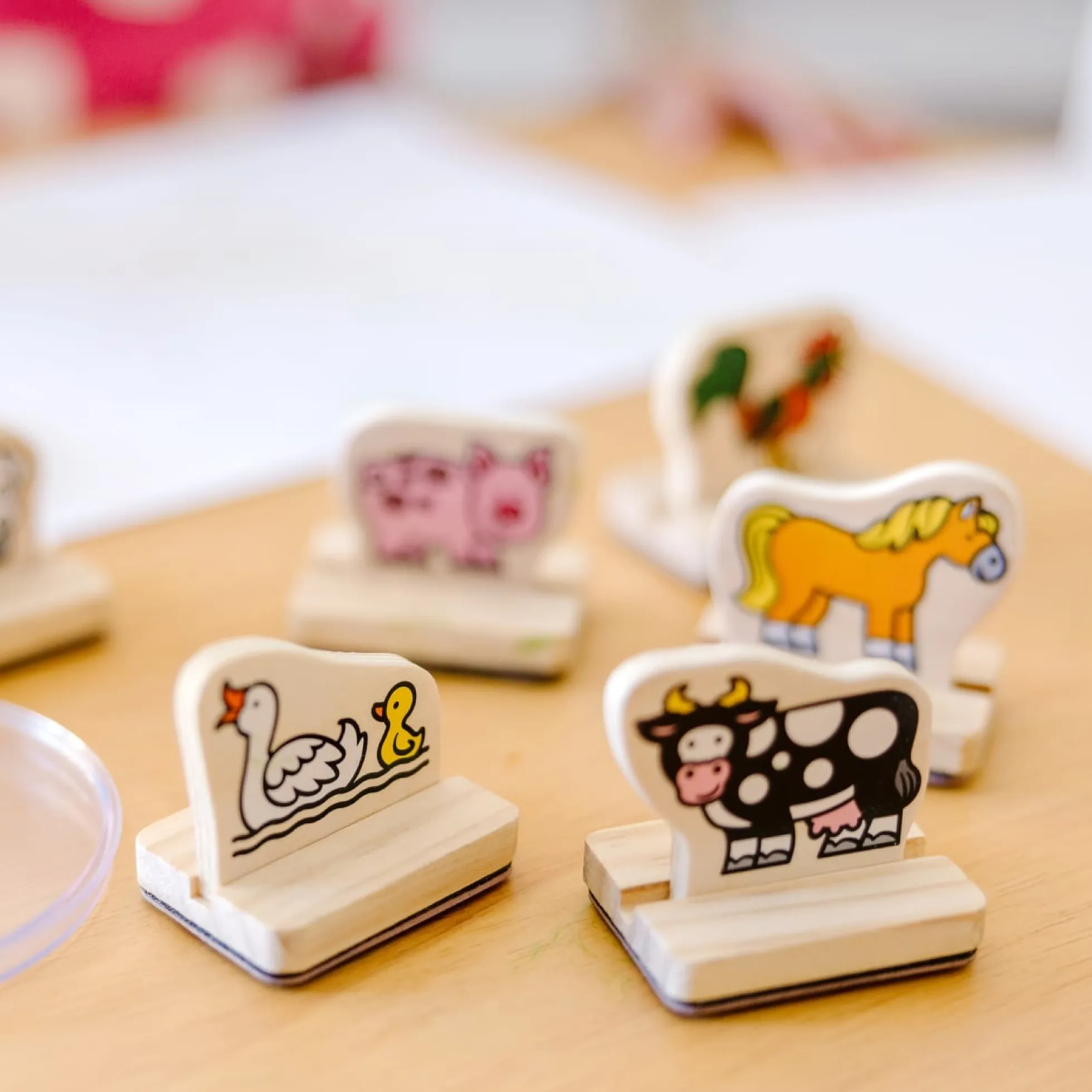 My First Wooden Stamp Set - Farm Animals