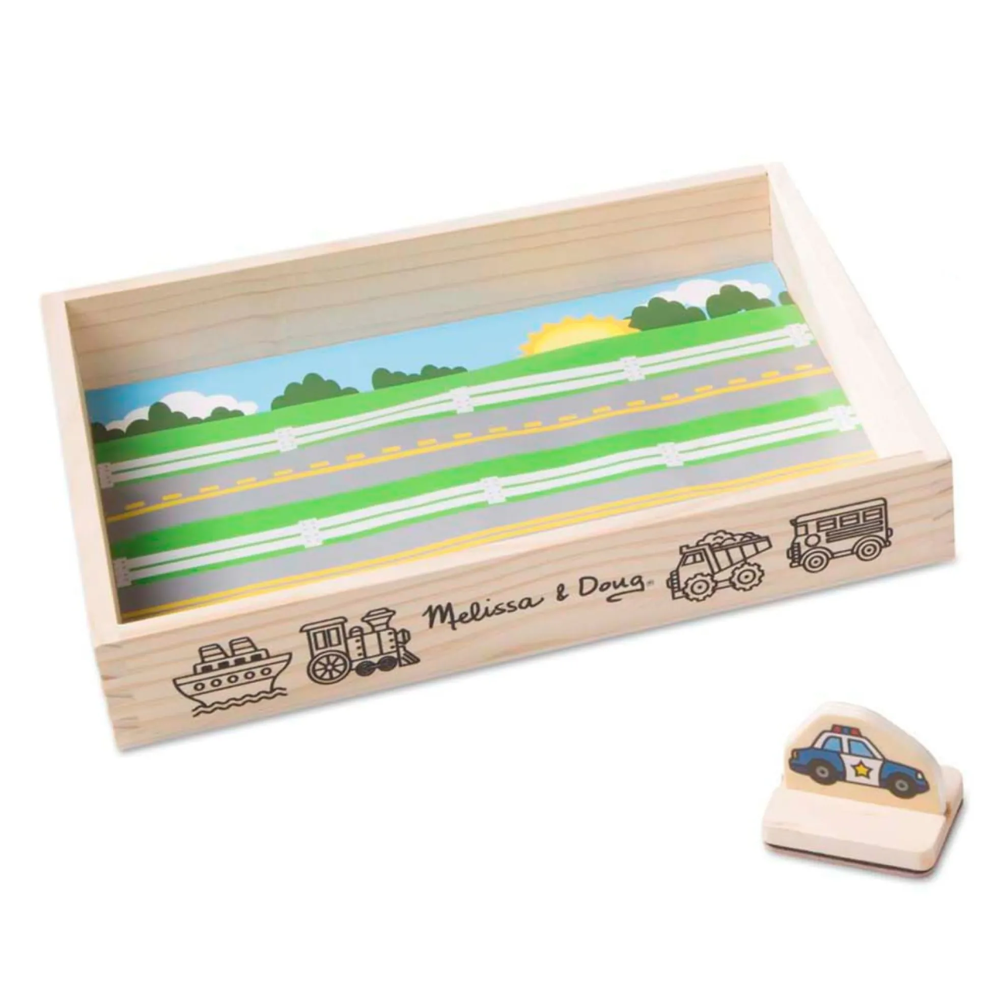 My First Wooden Stamp Set - Vehicles