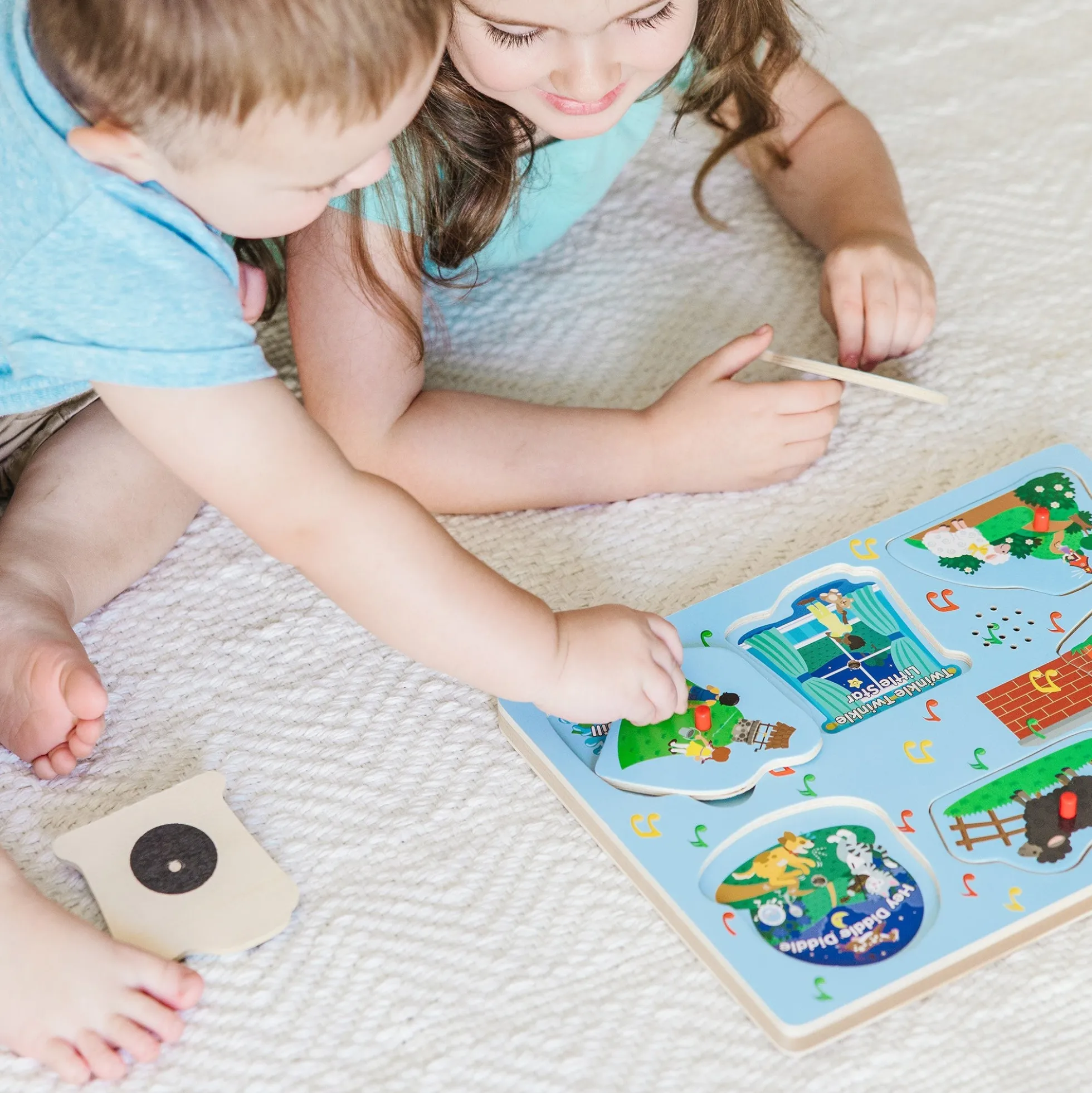 Nursery Rhymes 2 Sound Puzzle - 6 PIeces