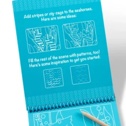 On the Go Scratch Art Color-Reveal Pad - Sea Life