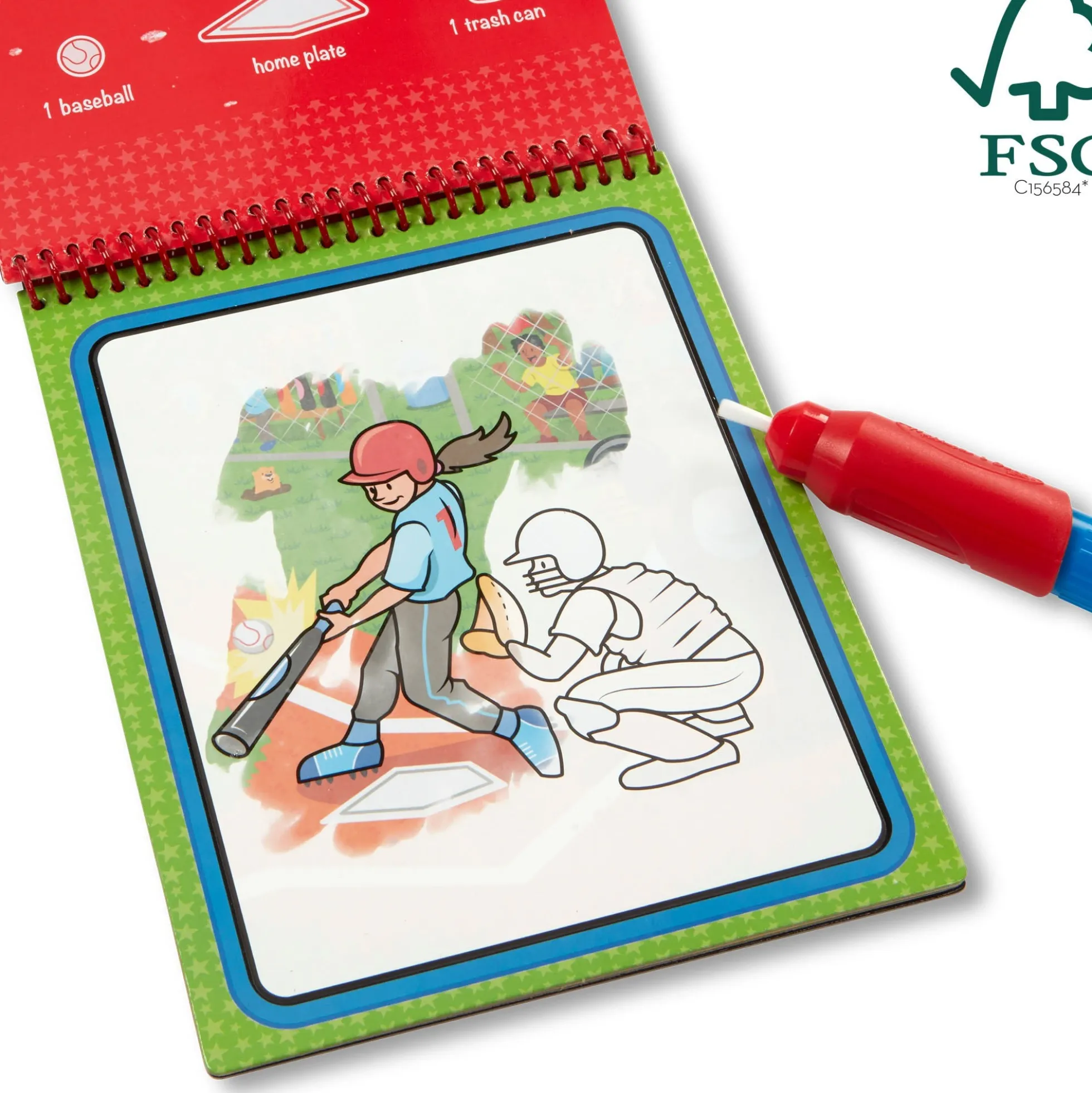 On the Go Water WOW!® Water-Reveal Activity Pad – Sports