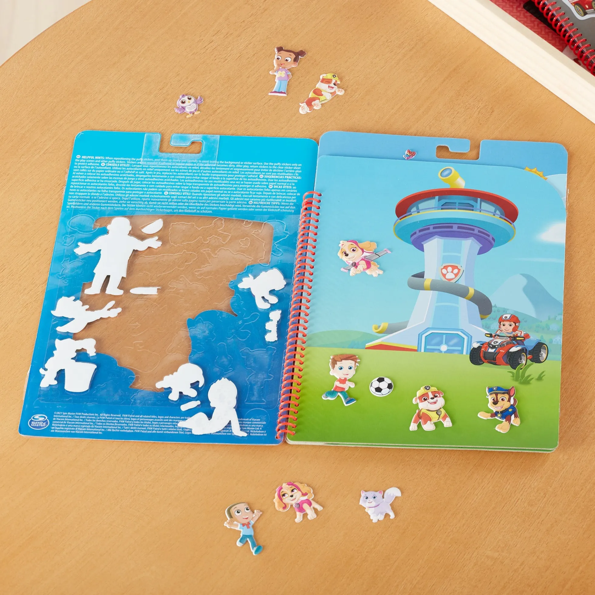 PAW Patrol Restickable Puffy Stickers - Adventure Bay