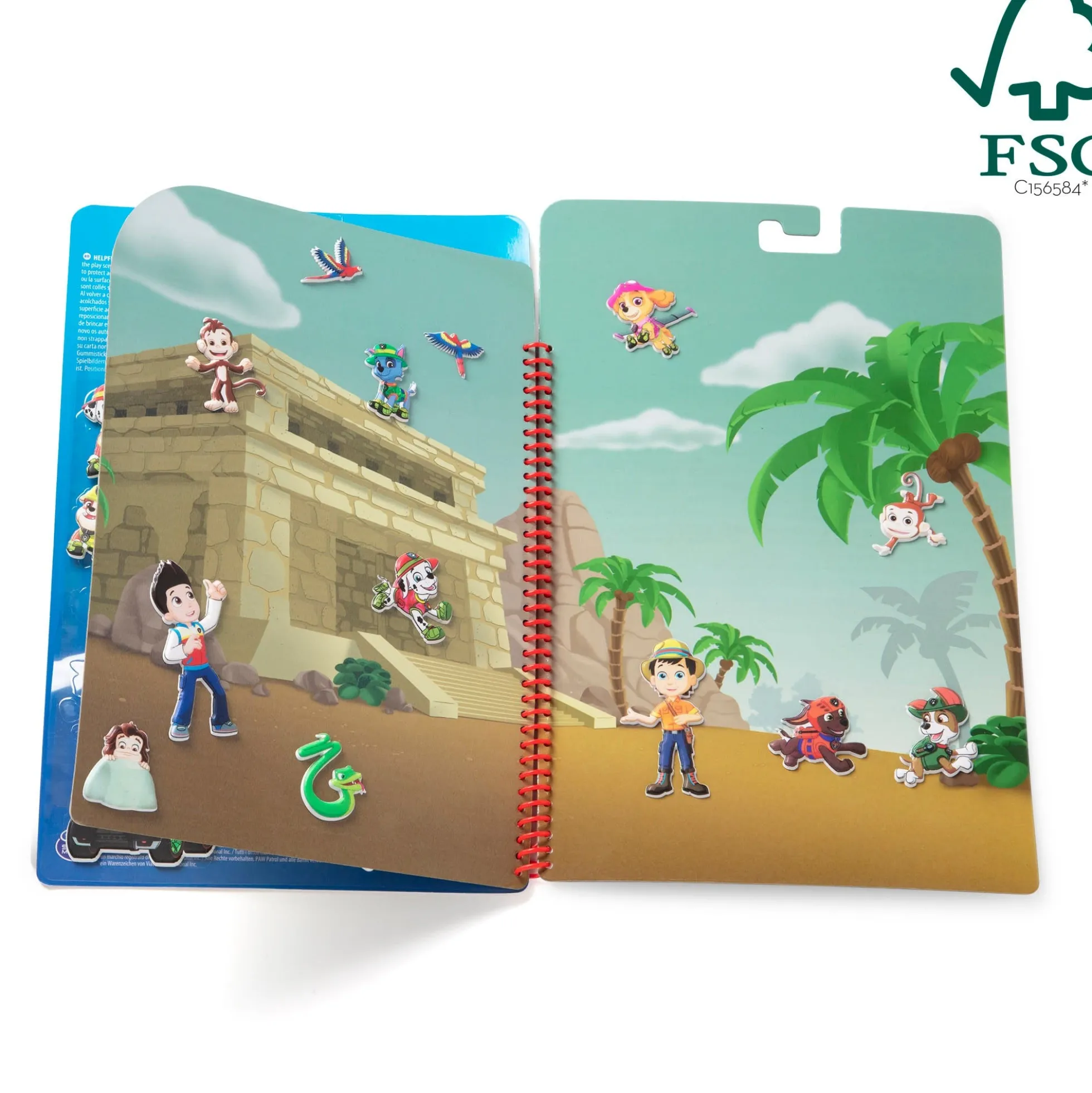 PAW Patrol Restickable Puffy Stickers - Jungle