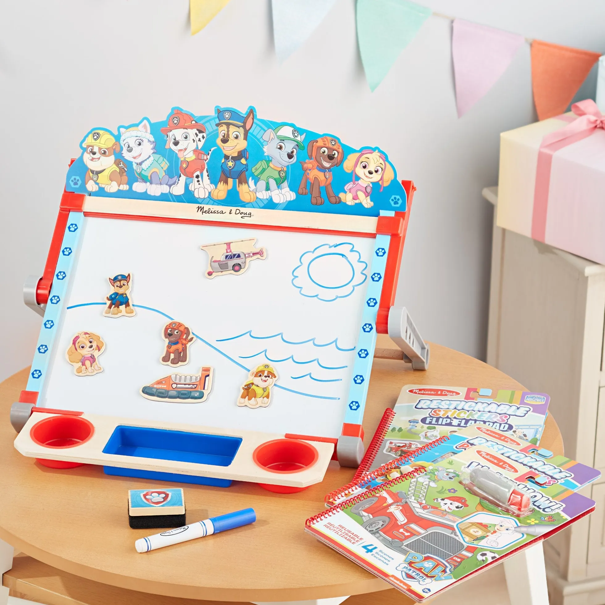 PAW Patrol Restickable Stickers Flip-Flap Pad - Classic Missions