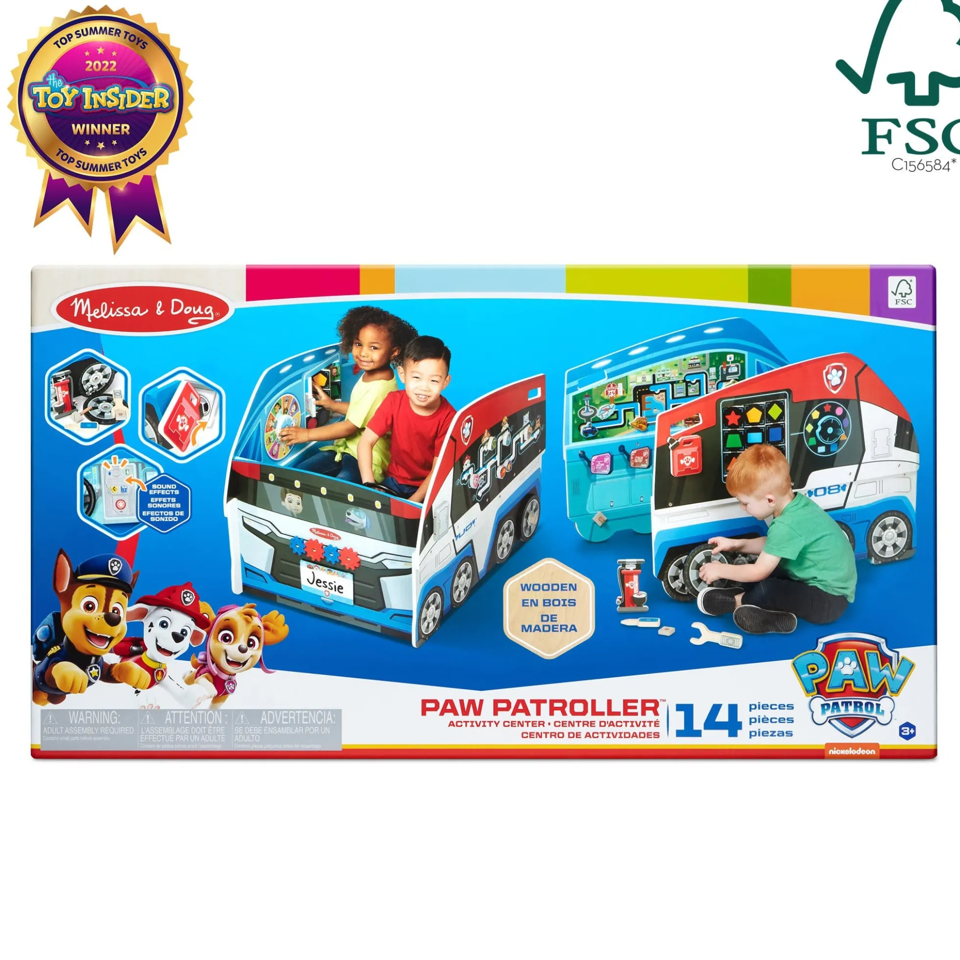 PAW Patrol Wooden PAW Patroller Activity Center
