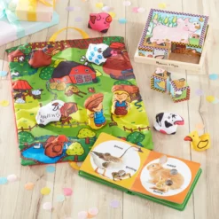 Poke-a-Dot: Farm Animal Families Board Book