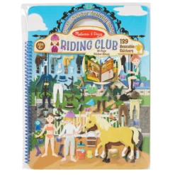 Puffy Sticker Activity Book - Riding Club