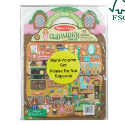 Puffy Sticker Play Set 3-Pack: On the Farm, Safari, Chipmunk House