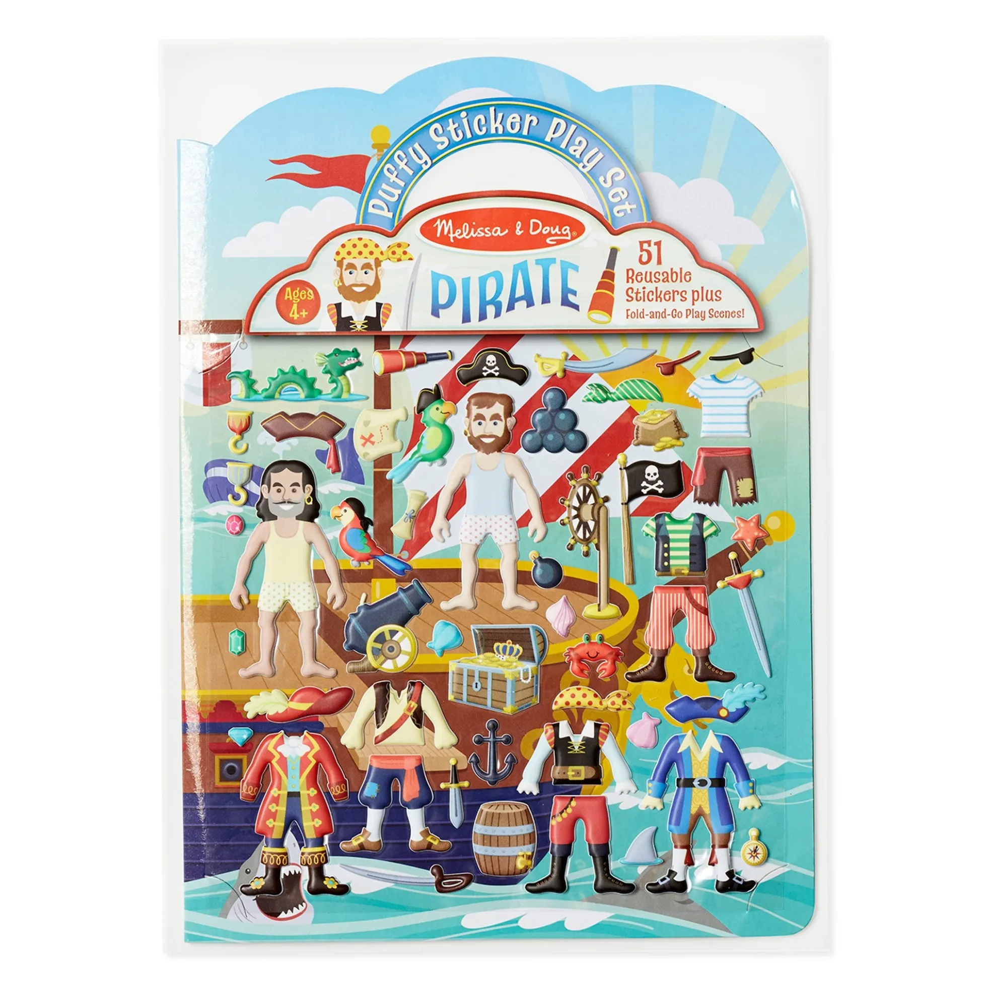 Puffy Sticker Play Set - Pirate