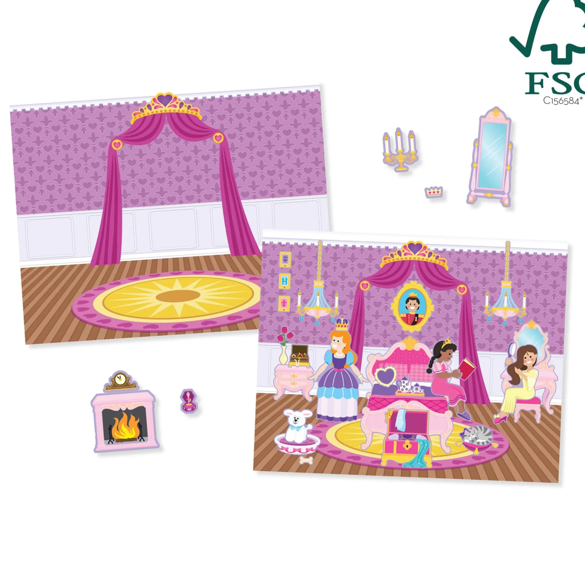 Reusable Sticker Pad - Princess Castle