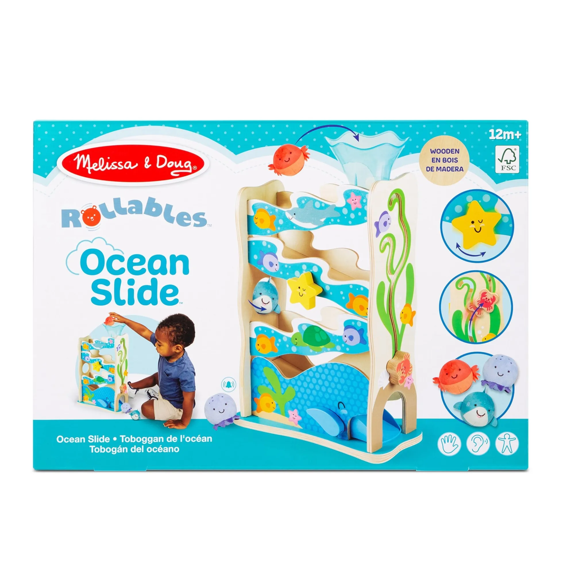 Rollables Wooden Ocean Slide