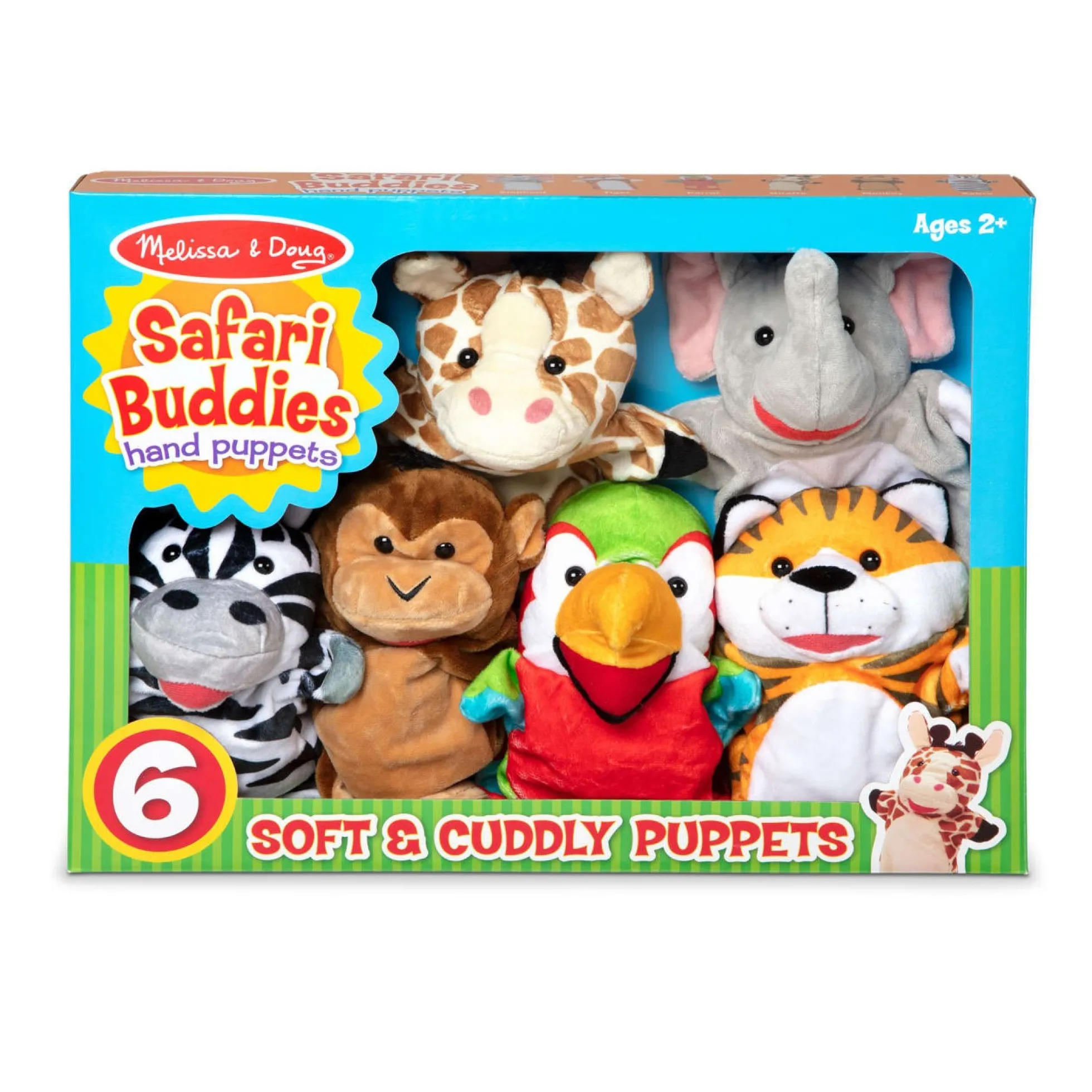 Safari Buddies Hand Puppets