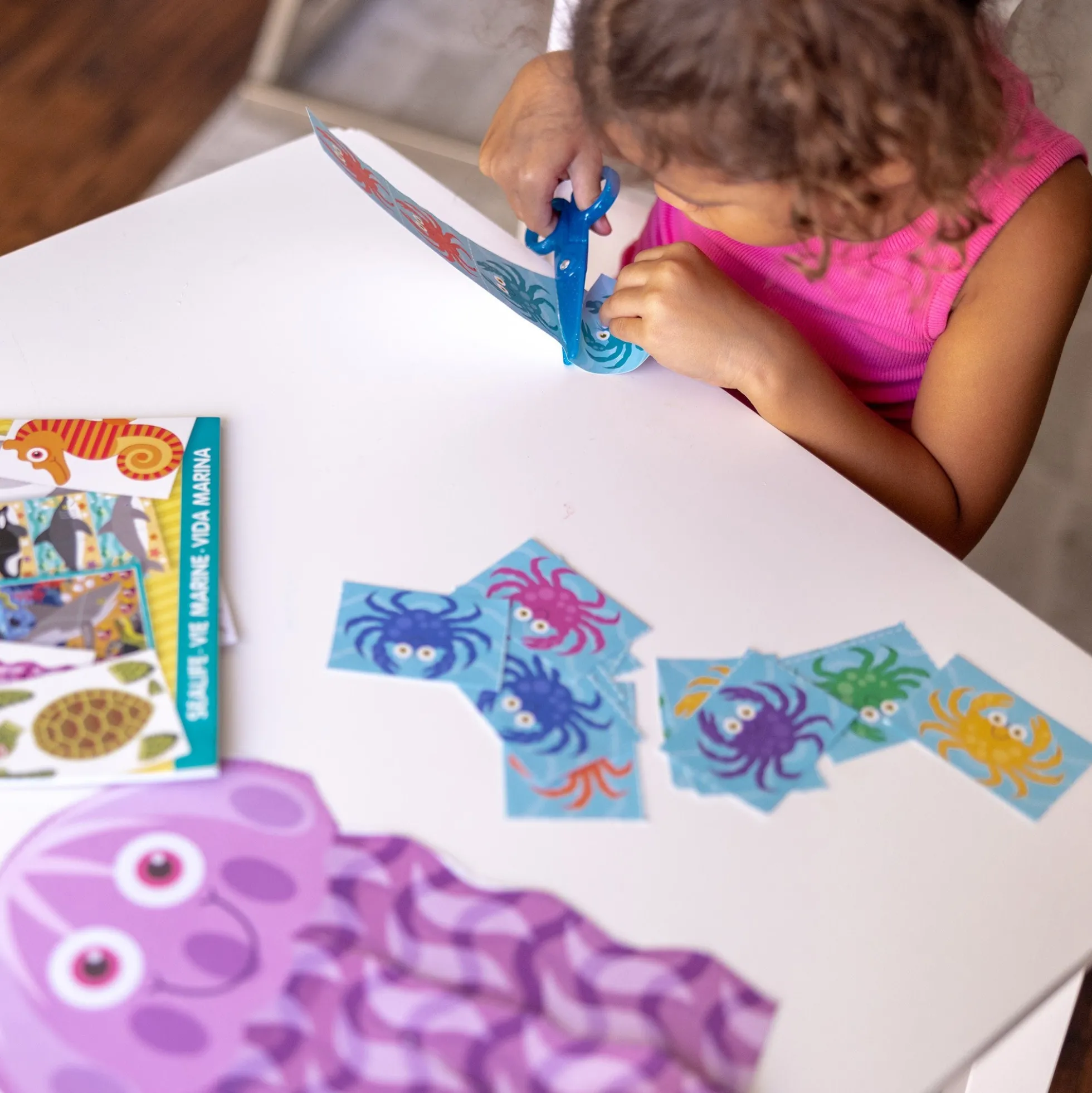 Sea Life Scissor Skills Activity Pad