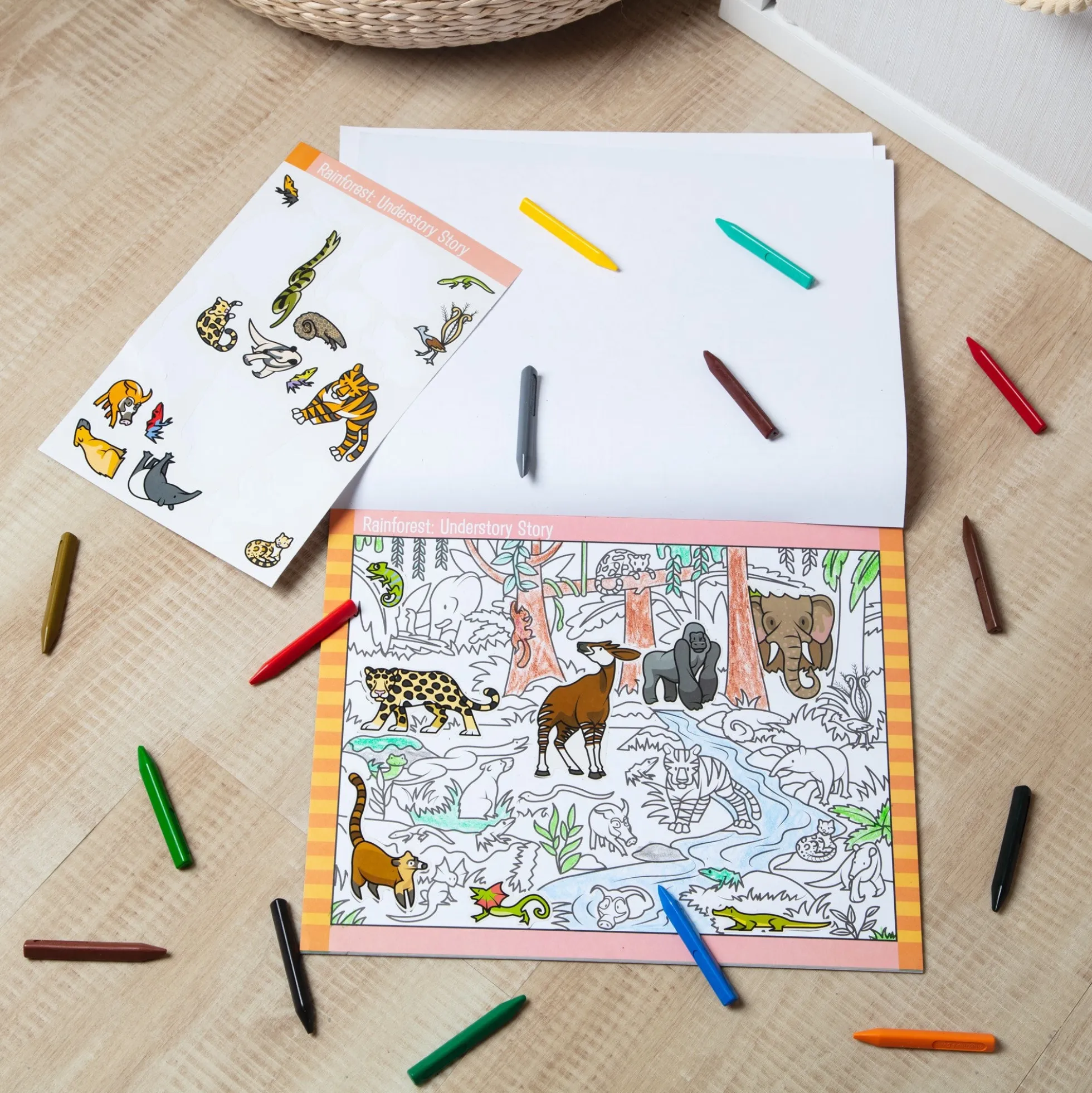 Seek & Find Sticker Pad – Animals
