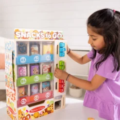 Sort, Stock, Select Wooden Vending Machine Play Set