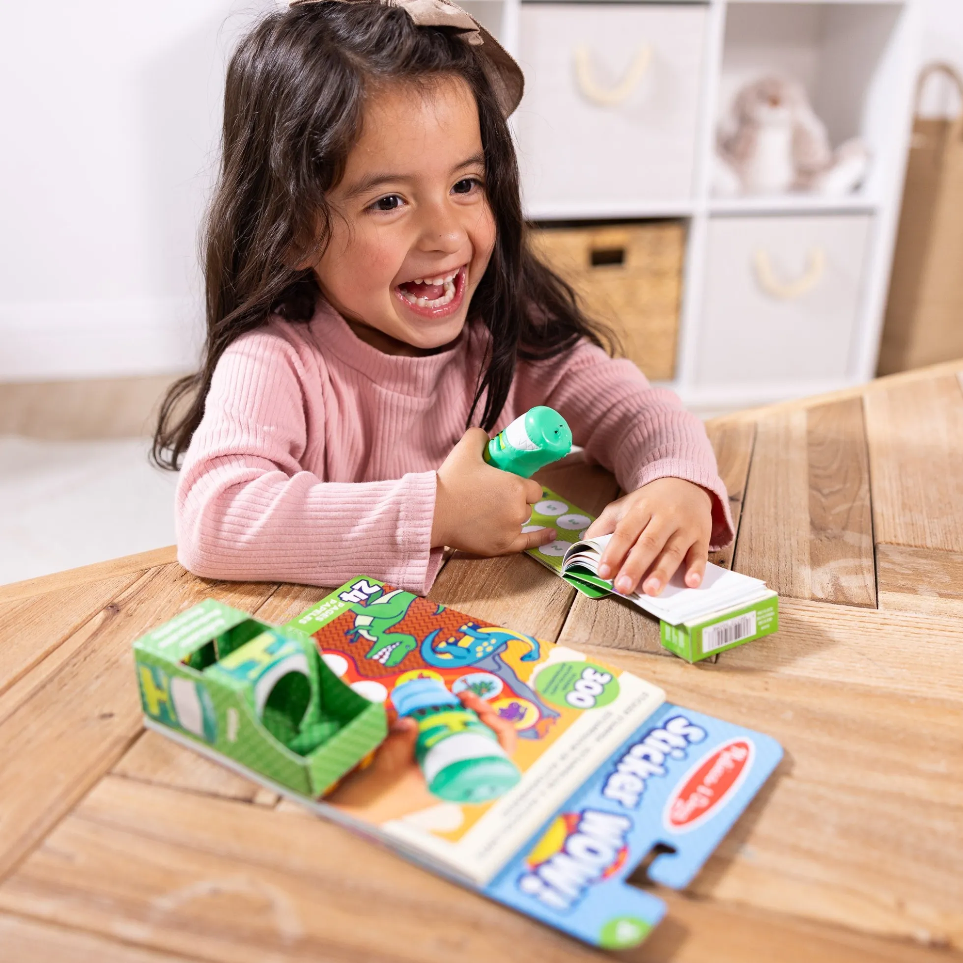 Sticker WOW!™ Dinosaur Bundle: Activity Pad & Sticker Stamper + Mini Activity Pad and 200 Refill Stickers